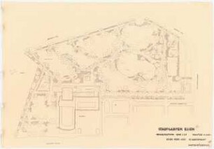 Stadtgarten, Essen: Grundriss 1:500
