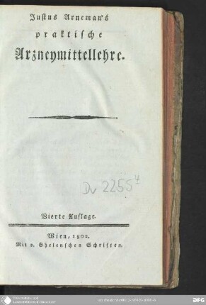 Justus Arneman's praktische Arzneymittellehre