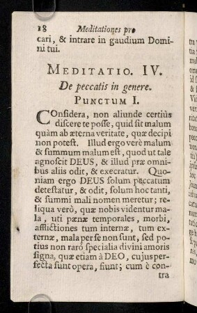 18-28, Meditatio IV - V