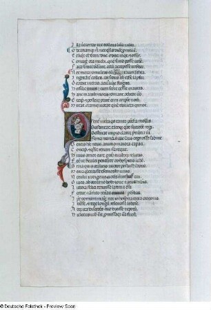 Blatt 172v: Textseite mit Initiale