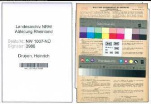 Entnazifizierung Heinrich Druyen , geb. 25.01.1911 (Schneider)