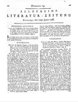 LaVeaux, J. C. T. de: Cours théorique et pratique de langue et de littérature françoise. T. 2, H. 2-3. Berlin: Wever 1785