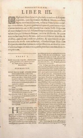 Messiae Et Matris. Liber III.