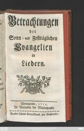Betrachtungen der Sonn- und Festtäglichen Evangelien in Liedern