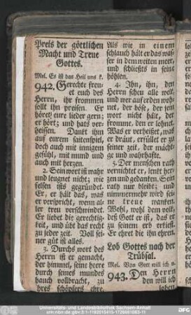 Lob Gottes nach der Trübsal.