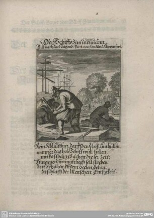 Der Schiffszimmermann.