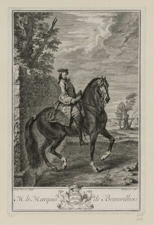 Reiterbildnis Paul-Hippolyte, Marquis de Beauvilliers
