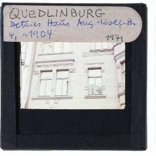 Quedlinburg, August-Wolf-Str. 4