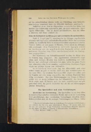 Das Quecksilber und seine Verbindungen.