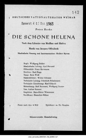 Die schöne Helena