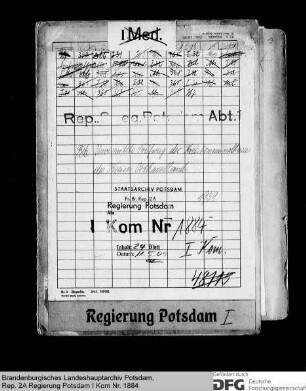 Berichte über die unvermutete Prüfung der Kreiskommunalkasse Osthavelland in Nauen im Nov. 1939