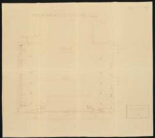 Stadttheater, Wesermünde: Bühnenplan 1:50
