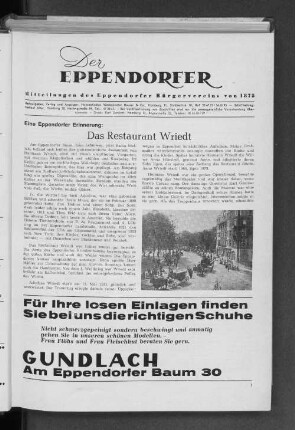 Das Restaurant Wriedt