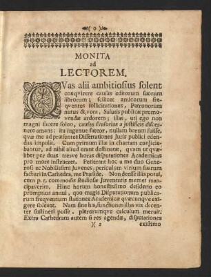 Monita ad lectorem