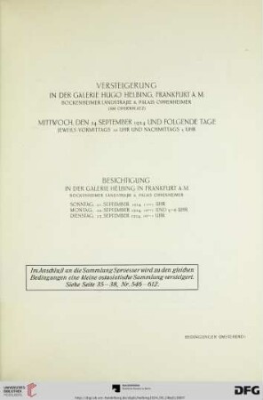 Besichtigung