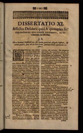 231-243, Dissertatio XI.