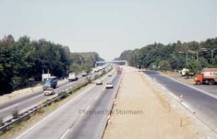 Bundesautobahn 1 in Richtung Hamburg: Buddikate