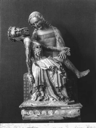 Fritzlar, ehem. Stiftskirche St. Peter, Vesperbild (Pieta), mittelrheinisch-hessisch
