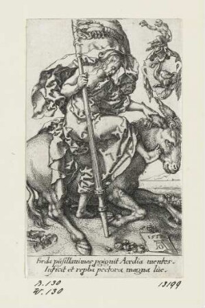 Faulheit, Blatt 7 der Folge "Laster"