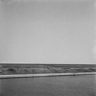 Salzsee : Blick über die Salzseen im Westen von Port Said