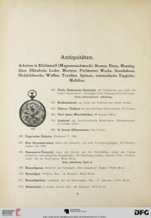 Antiquitäten (Nr. 200-349)