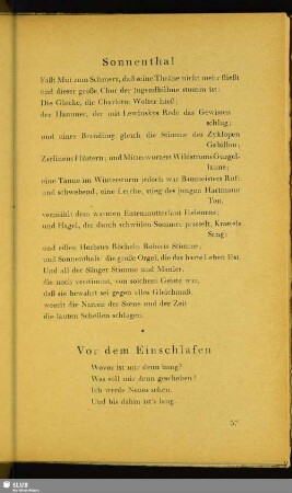 Vor dem Einschlafen
