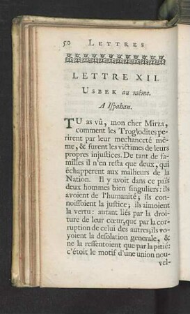 Lettre XII.