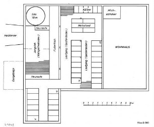 Grundriss Milchviehlaufstall