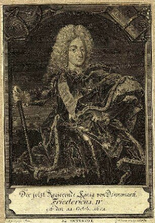 Bildnis von Friedrich IV. (1671-1730), König von Dänemark