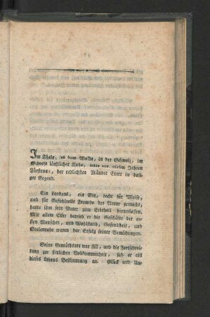[Fürstenau. Ein Beitrag zur Beförderung der Würde der Menschheit.]