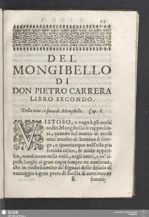 Libro Secondo