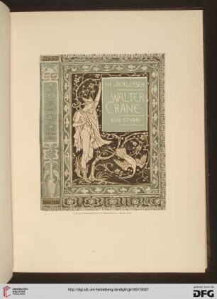 Walter Crane: Eine Studie