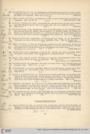 Verschiedenes (Nr. 313-329)