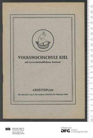 Programm 2. Semester 1948/1949