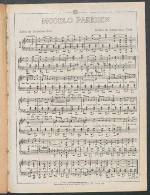 Modelo Parisien - [Partitura]