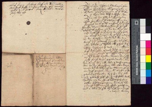 Caspar von Karras auf Obergurig beschwert sich bei Bürgermeister Andreas Hentsch über Marcus Lipka und verpflichtet sich den Kaufbrief an Andreas Hentsch als Treuhänder zu übergeben.