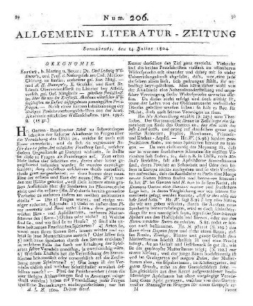1804: Allgemeine Literatur-Zeitung