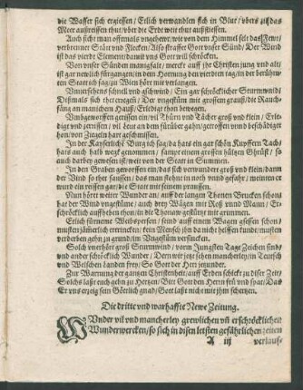 Die dritte und warhaffte Newe Zeitung.