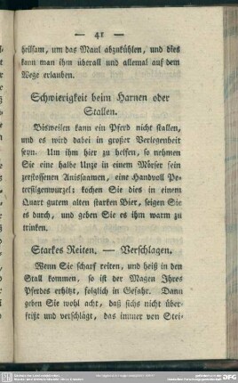 Starkes Reiten - Verschlagen