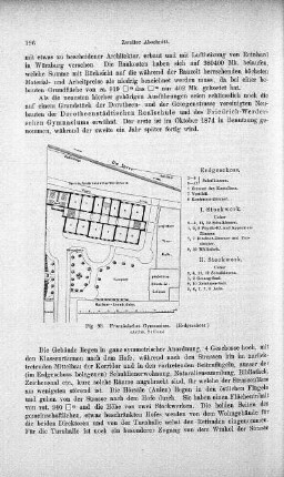 Fig. 93. Französisches Gymnasium. (Erdgeschoss.)
