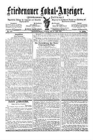 Nr. 160, 12.07.1914