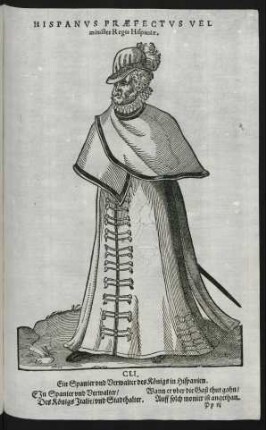 Hispanus Praefectus Vel minister Regis Hispaniae.