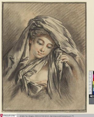 [Kopf einer junen Frau; Tête de Femme]
