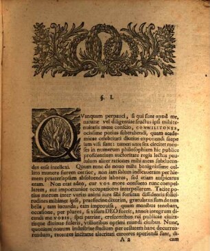 De Ordine In Audiendis Philosophicis Per Triennium Academicum Quaedam Praefatus : Acroases Proximae Aestati Destinatas Indicit Alexander Gottlieb Baumgarten Professor Philosophiae Publicus Extraordinarius