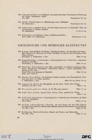 Griechische und römische Kleinkunst (Nr. 818-843)