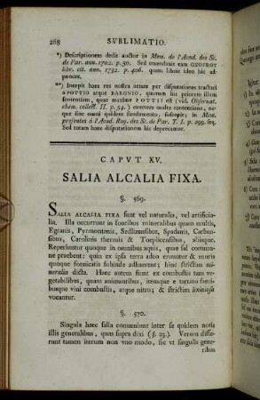 Caput XV. Salia Alcalia Fixa.