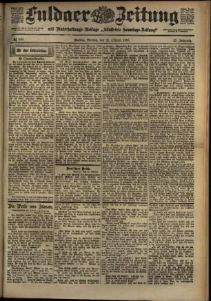 Ausgabe vom Montag, den 22. Oktober 1900.
