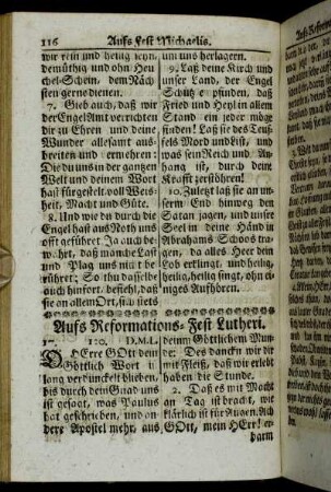 Aufs Reformations-Fest Lutheri