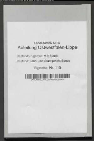 Erblasser: Bartelborth, Anne Ilsabein: