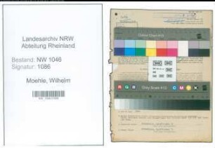 Entnazifizierung Wilhelm Moehle , geb. 19.10.1893 (Steueroberinspektor)